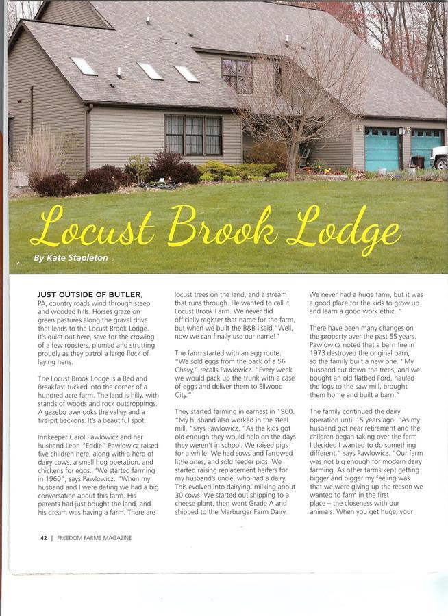 Locust Brook Lodge Butler Zewnętrze zdjęcie